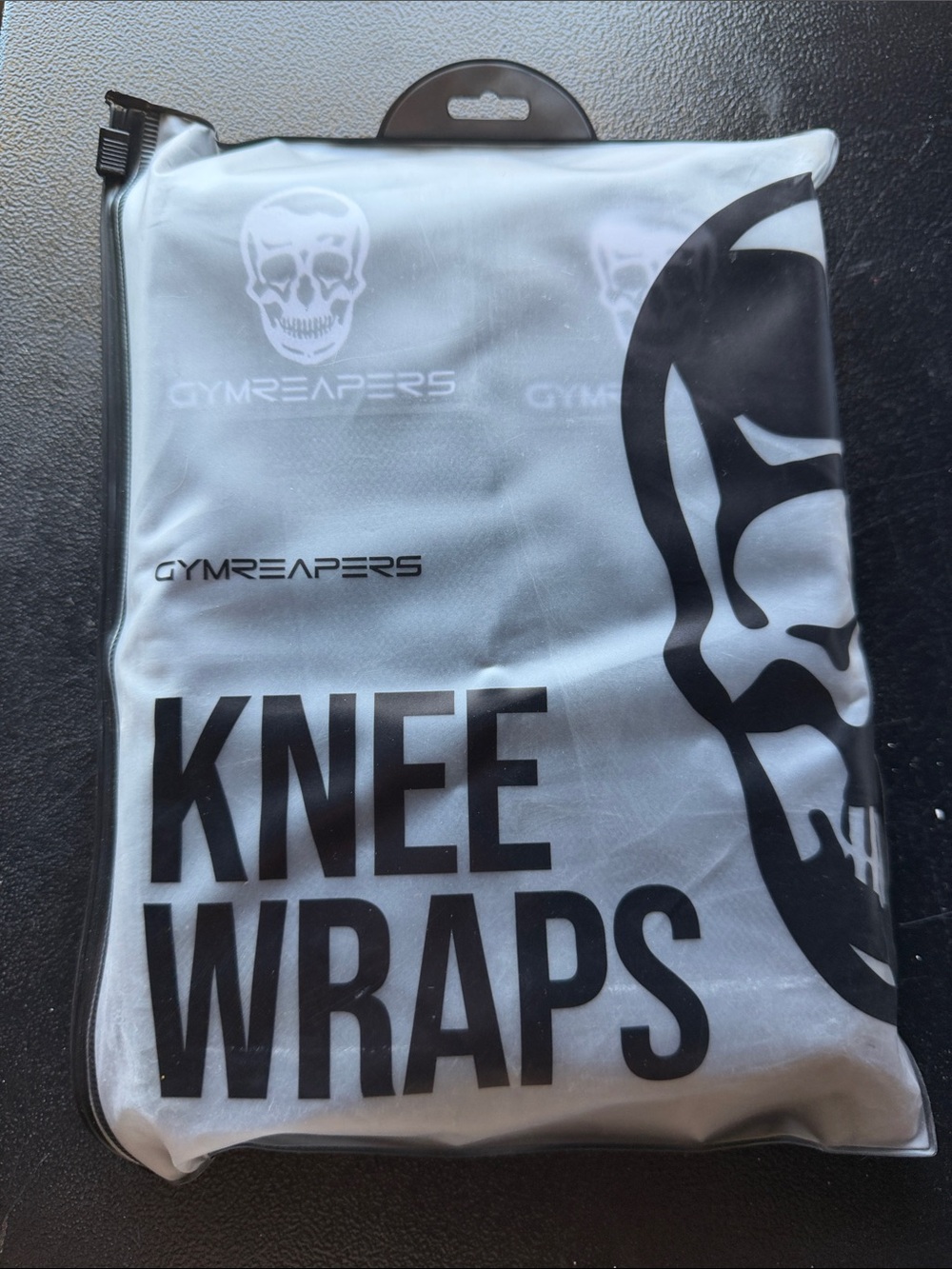 GymReapers White Knee Wraps - Supportive Compression Wraps for Men
